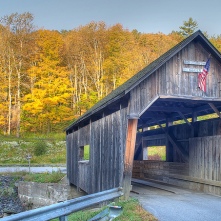 Many covered bridges use timber beams.